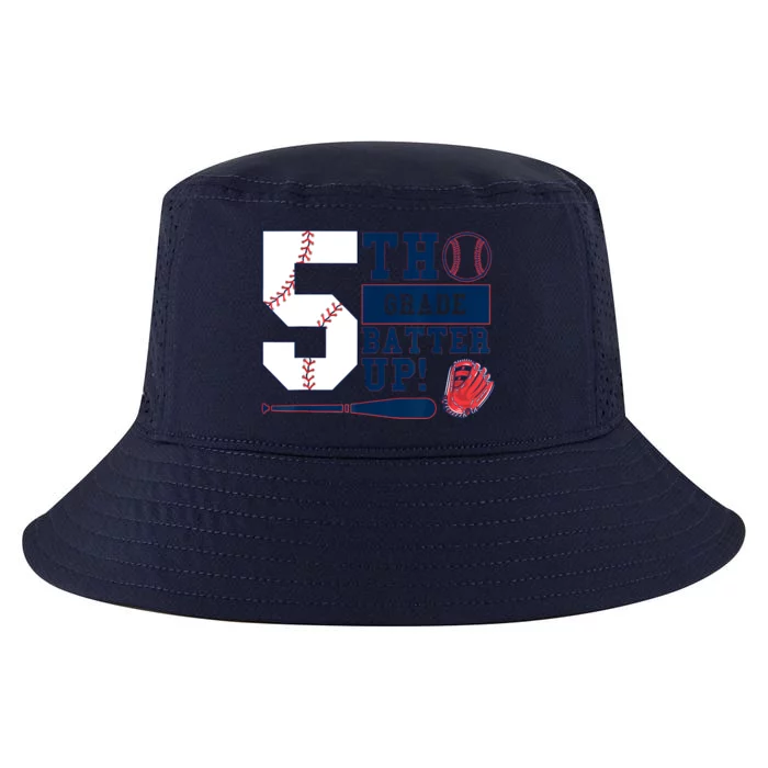 5th Grade Batter Up Baseball Back To School Cool Comfort Performance Bucket Hat