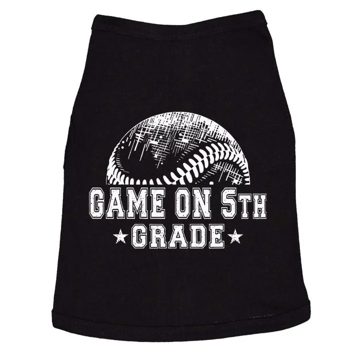 5th Grade Baseball Lovers Doggie Tank