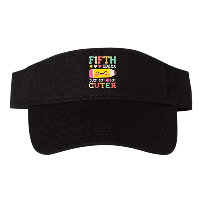 5th Grade Back To School Just Got A Lot Cuter Gift Valucap Bio-Washed Visor