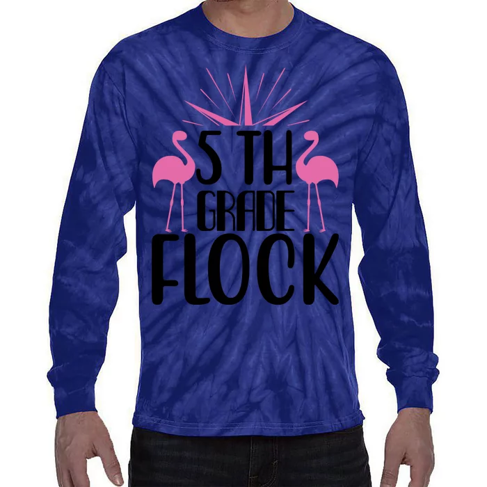 5th Grade Flock Tie-Dye Long Sleeve Shirt