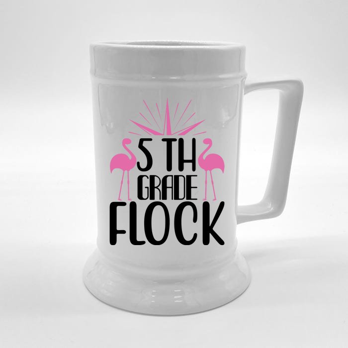 5th Grade Flock Front & Back Beer Stein