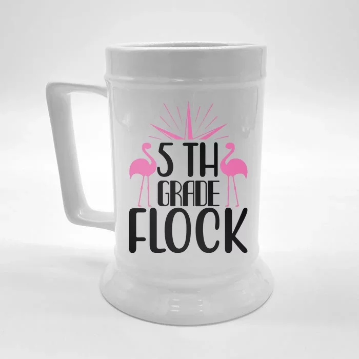 5th Grade Flock Front & Back Beer Stein