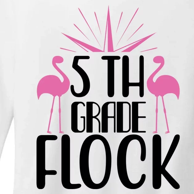 5th Grade Flock Womens CVC Long Sleeve Shirt