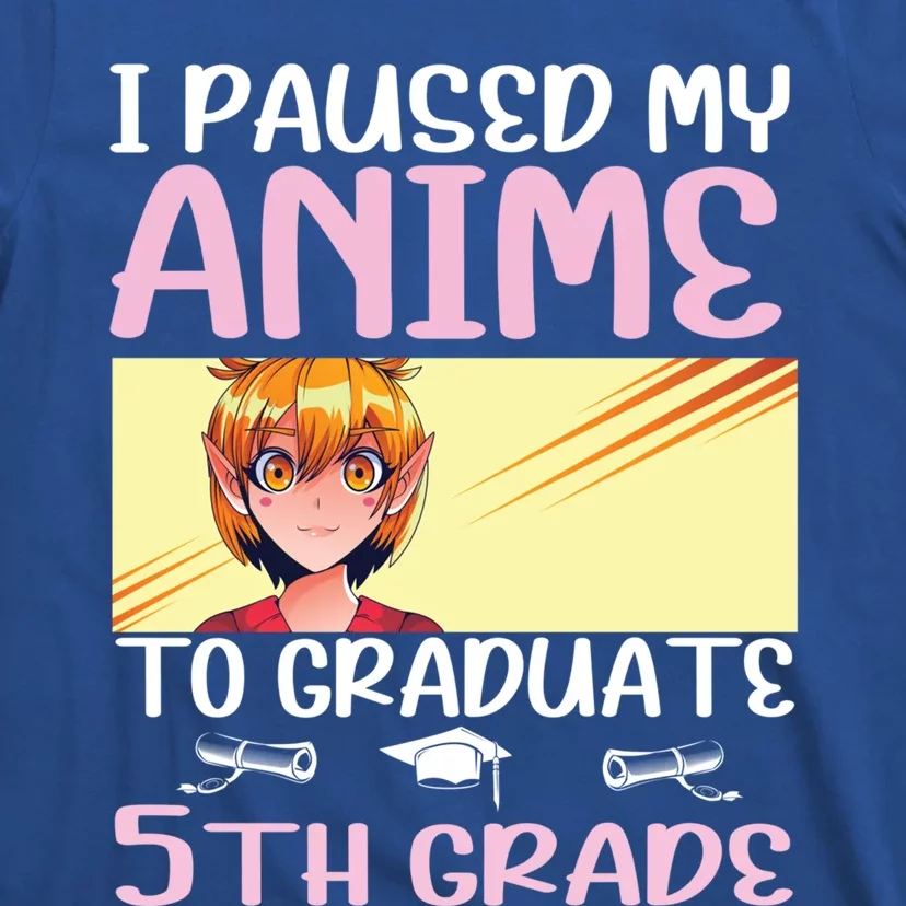 5Th Grade Graduation Anime Lover Gaming Cute 5Th Grade Gift T-Shirt