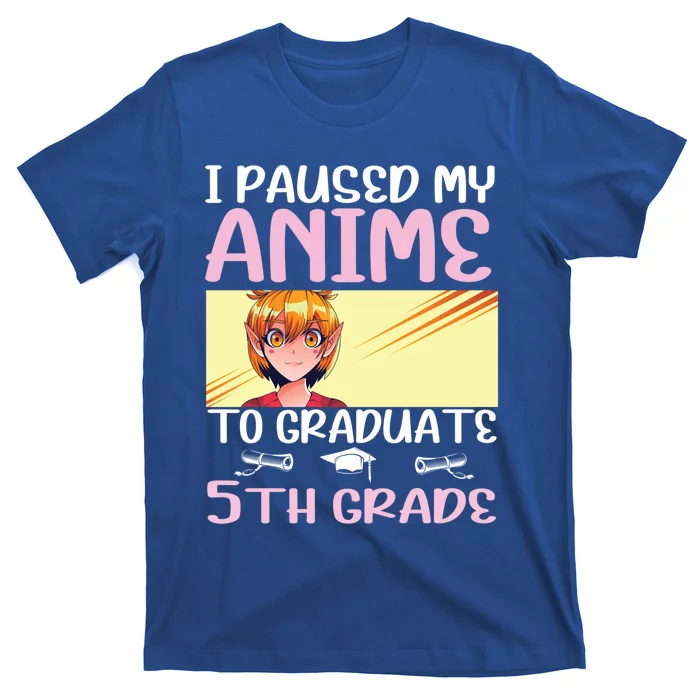 5Th Grade Graduation Anime Lover Gaming Cute 5Th Grade Gift T-Shirt