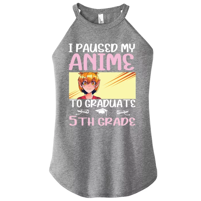 5Th Grade Graduation Anime Lover Gaming Cute 5Th Grade Gift Women’s Perfect Tri Rocker Tank