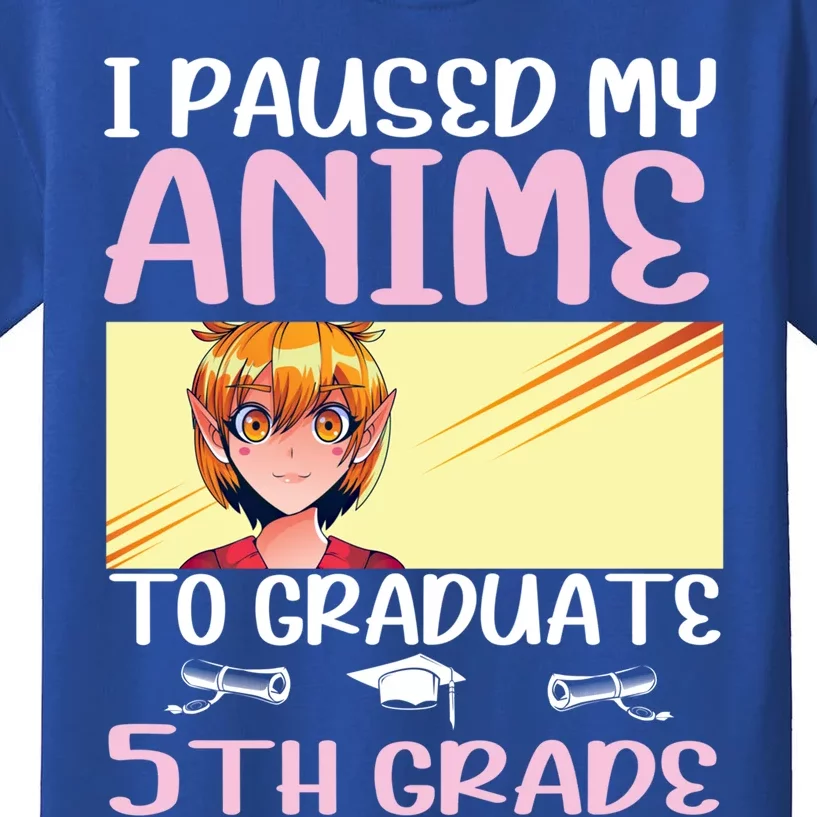 5Th Grade Graduation Anime Lover Gaming Cute 5Th Grade Gift Kids T-Shirt