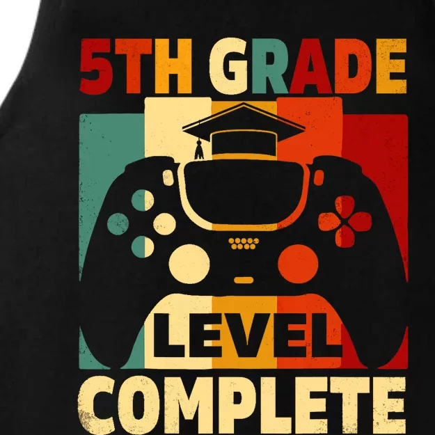 5th Grade Level Complete Graduation Last Day Of School Ladies Tri-Blend Wicking Tank