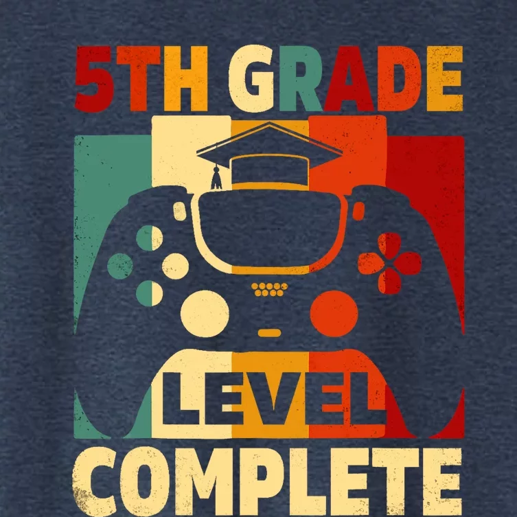 5th Grade Level Complete Graduation Last Day Of School Women's Crop Top Tee