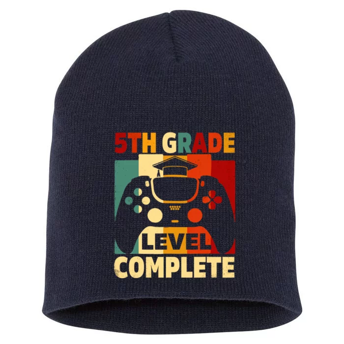 5th Grade Level Complete Graduation Last Day Of School Short Acrylic Beanie