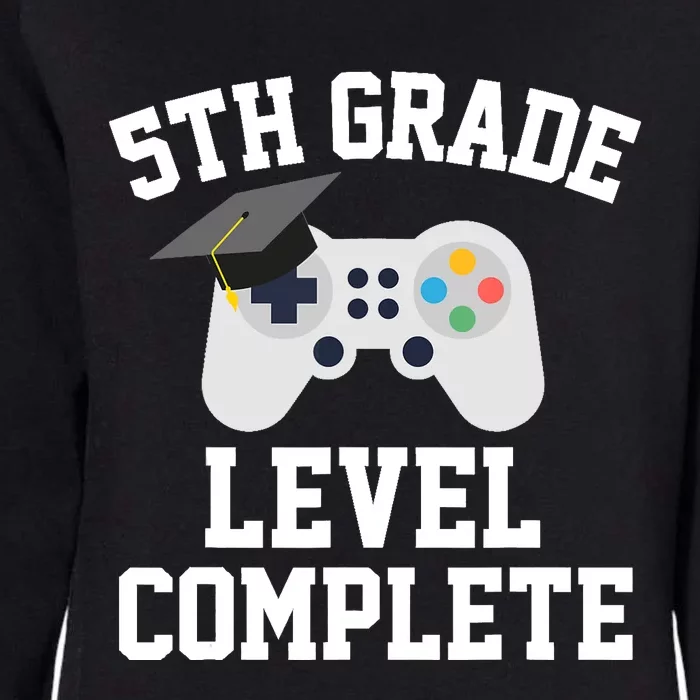 5th grade level complete graduation graduate gamers Womens California Wash Sweatshirt