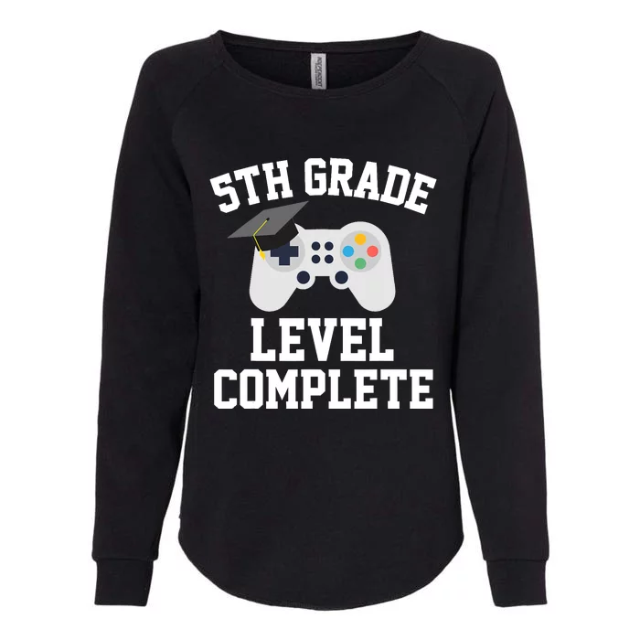 5th grade level complete graduation graduate gamers Womens California Wash Sweatshirt