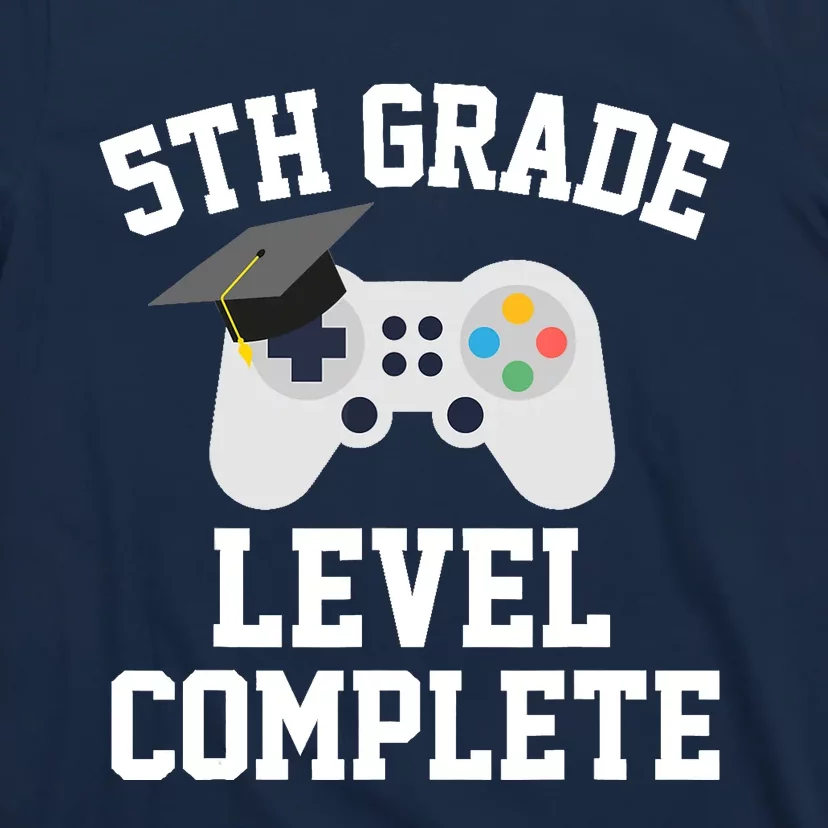 5th grade level complete graduation graduate gamers T-Shirt