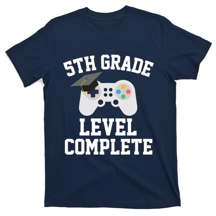 5th grade level complete graduation graduate gamers T-Shirt