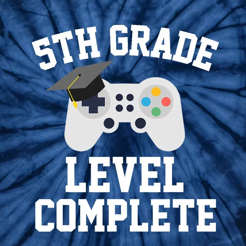 5th grade level complete graduation graduate gamers Tie-Dye T-Shirt