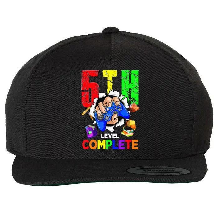 5Th Grade Level Complete Graduation Last Day Of School Wool Snapback Cap