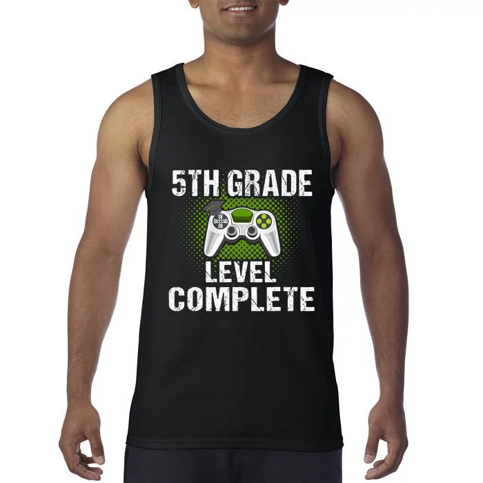 5Th Grade Level Complete Graduation Student Video Gamer Tank Top