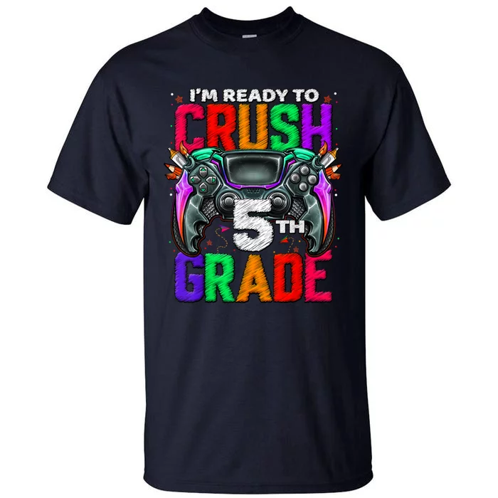 5th Grade Level Unlocked Game On 5th Grade Back To School Tall T-Shirt