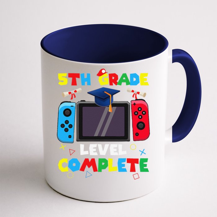 5th Grade Level Complete Graduation Class Of 2024 Boy Gamer Front & Back Coffee Mug