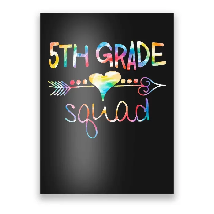 5th Grade Squad Fifth Grade Team Teachers Poster