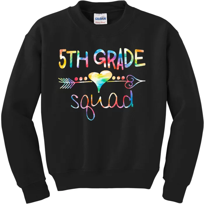 5th Grade Squad Fifth Grade Team Teachers Kids Sweatshirt