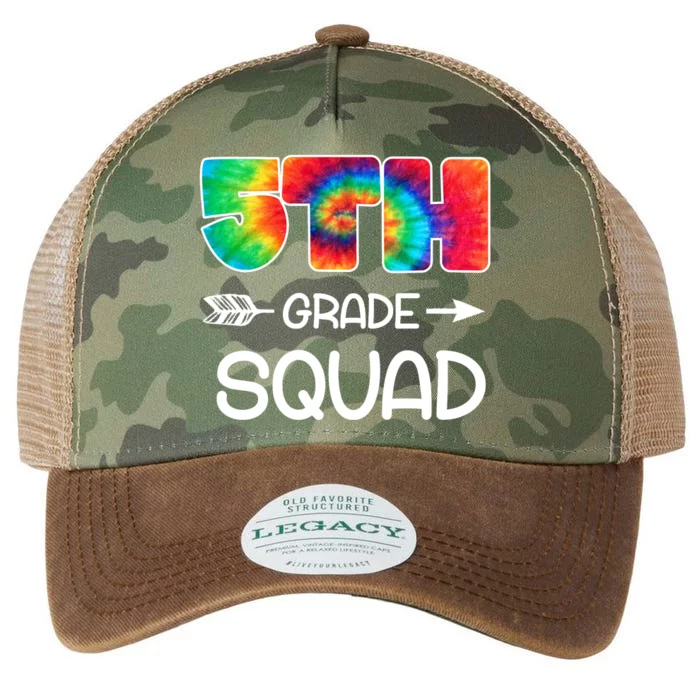 5th Grade Squad Teacher Students Legacy Tie Dye Trucker Hat