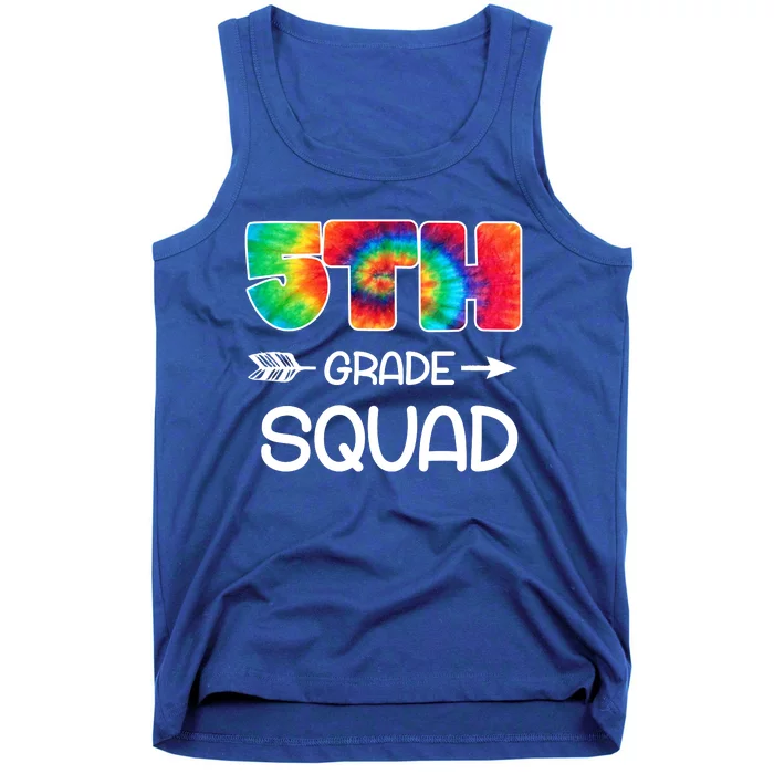 5th Grade Squad Teacher Students Tank Top