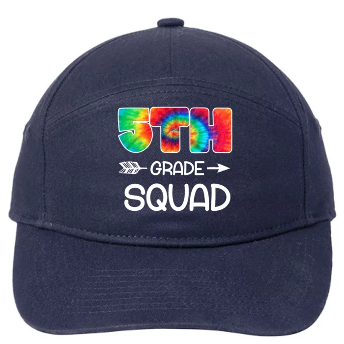 5th Grade Squad Teacher Students 7-Panel Snapback Hat