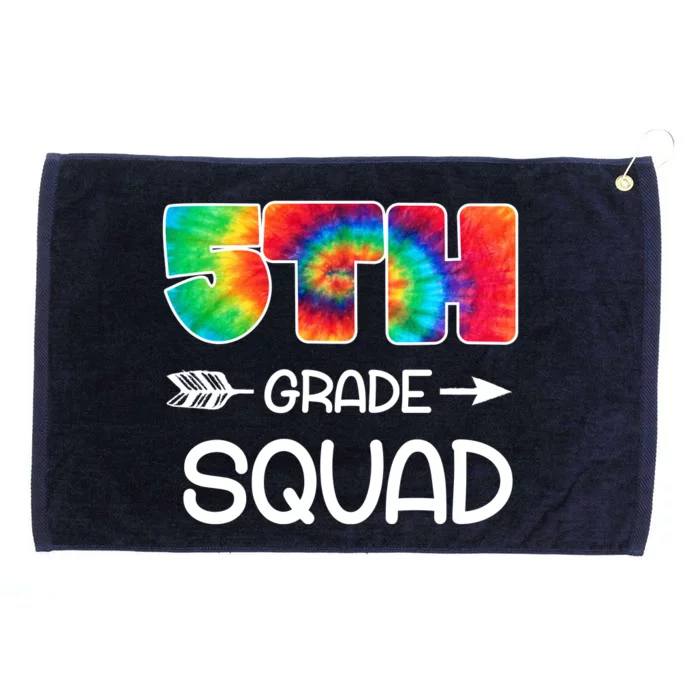 5th Grade Squad Teacher Students Grommeted Golf Towel