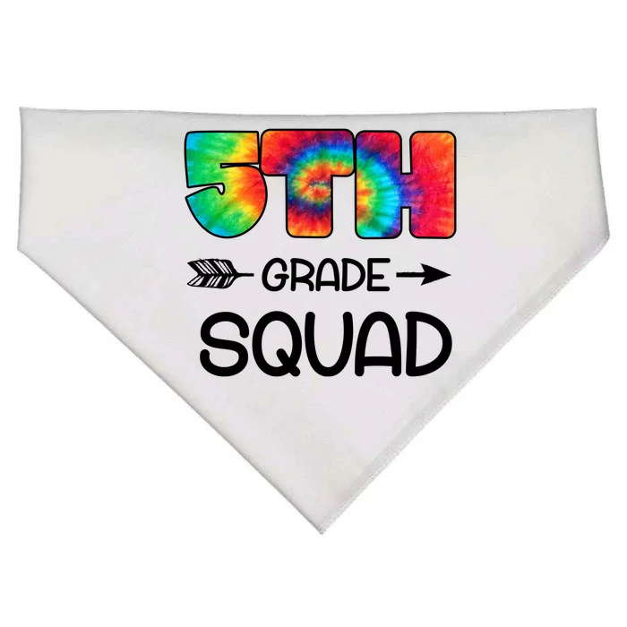 5th Grade Squad Teacher Students USA-Made Doggie Bandana