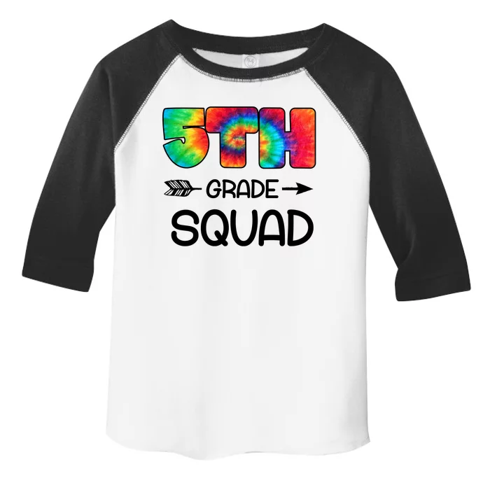 5th Grade Squad Teacher Students Toddler Fine Jersey T-Shirt