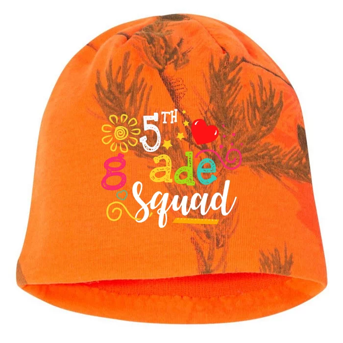 5th Grade Squad Student Teacher Gift Back To School Kati - Camo Knit Beanie