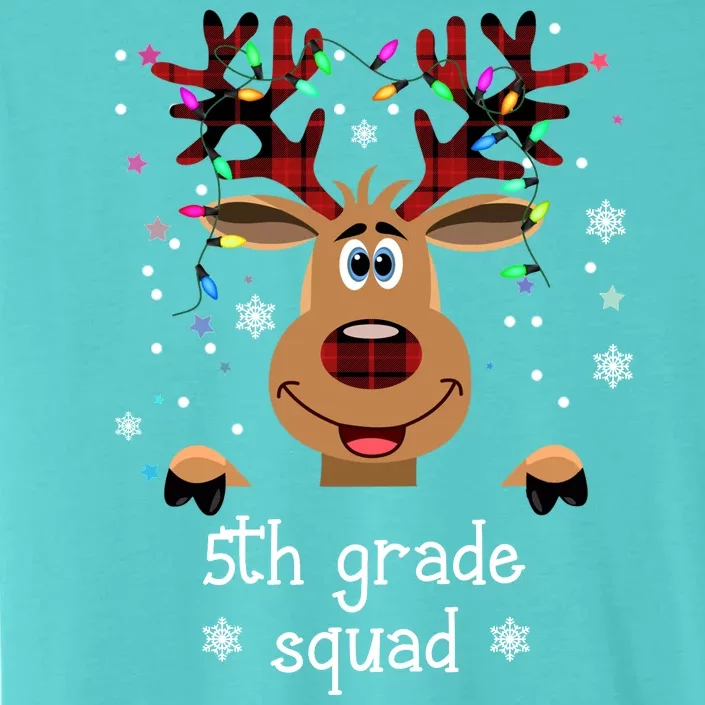 5th Grade Squad Reindeer Christmas ChromaSoft Performance T-Shirt