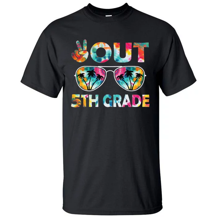 5th Grade Tie Dye Graduation Last Day Of School Fifth Grade Tall T-Shirt