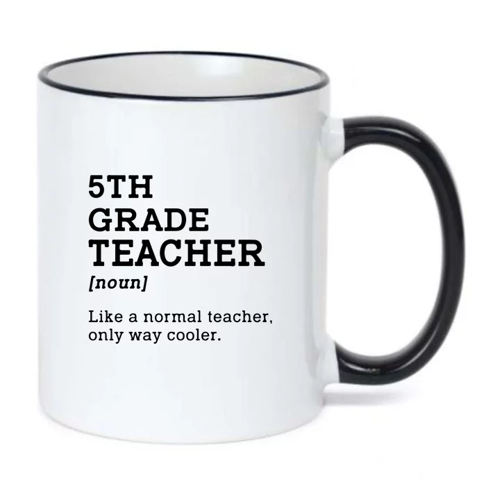 5th Grade Teacher Idea For Fifth Grade Teacher Gift Black Color Changing Mug