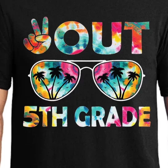 5th Grade Tie Dye Graduation Last Day Of School Fifth Grade Pajama Set