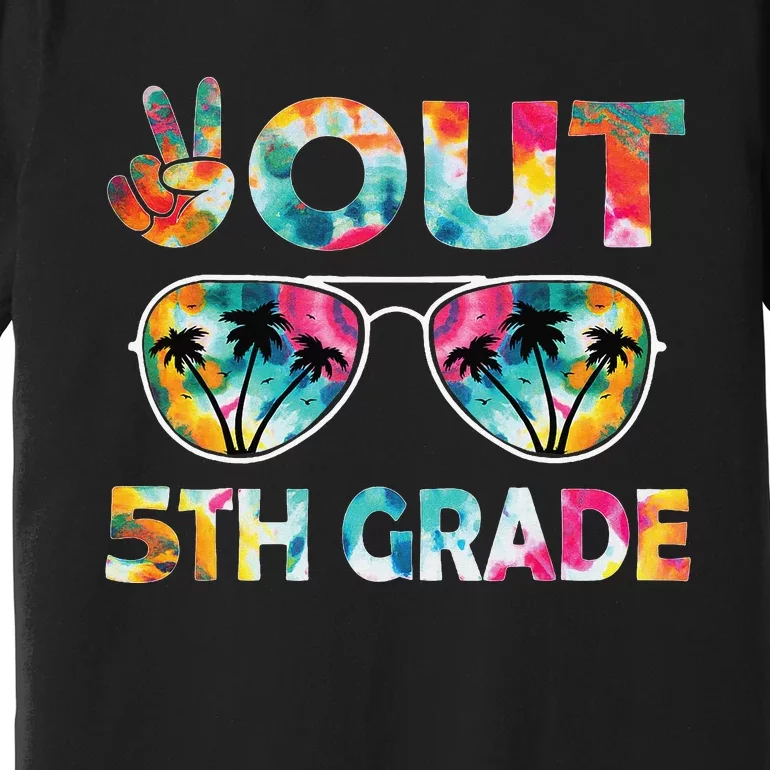 5th Grade Tie Dye Graduation Last Day Of School Fifth Grade Premium T-Shirt