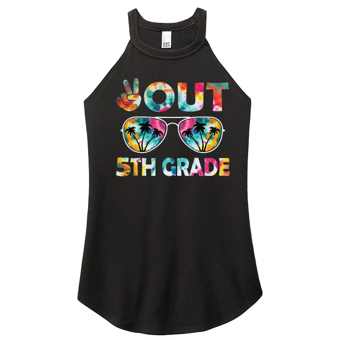 5th Grade Tie Dye Graduation Last Day Of School Fifth Grade Women’s Perfect Tri Rocker Tank