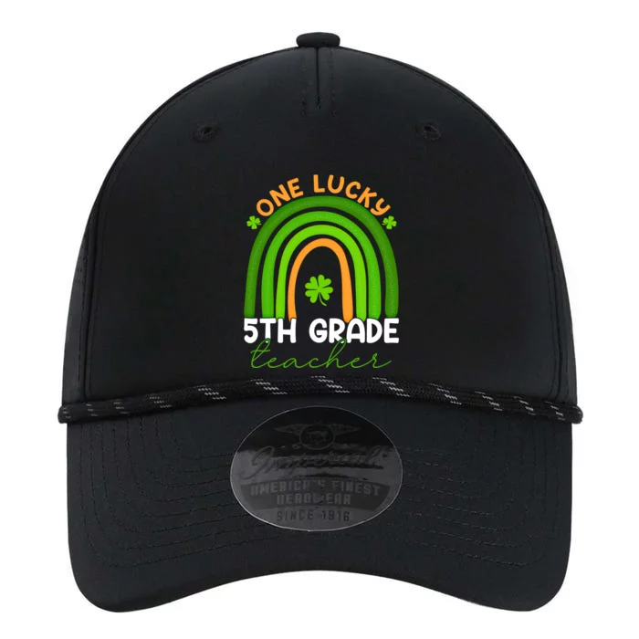 5th Grade Teacher Rainbow St Patricks Day One Lucky Teacher Gift Performance The Dyno Cap