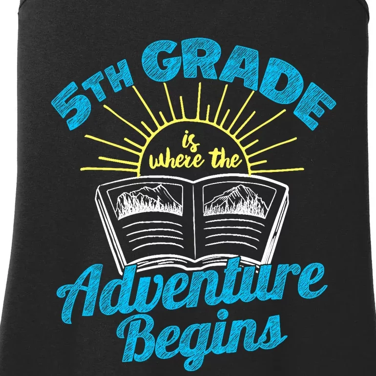 5th Grade, Where the Adventure Begins Ladies Essential Tank