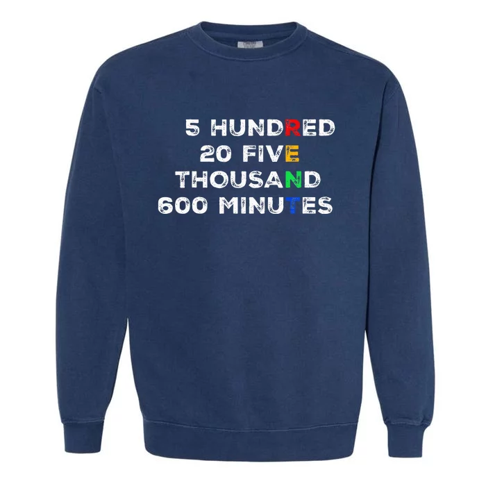 5 Hundred 20 Five Thousand 600 Minutes Quote Rent Garment-Dyed Sweatshirt