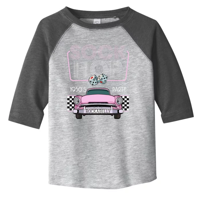 50s Hip Hop Retro 1950s Party Vintage Dance Car Dancer Toddler Fine Jersey T-Shirt