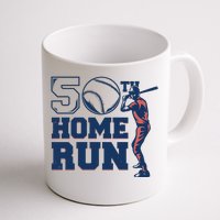 50th Home Run Baseball Birthday Gift Coffee Mug