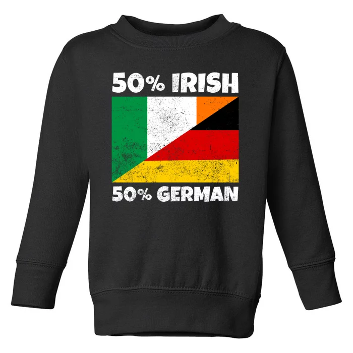 50 Irish 50 German Toddler Sweatshirt