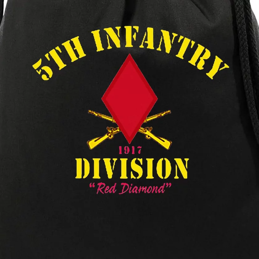 5th Infantry Division Veterans Day Drawstring Bag