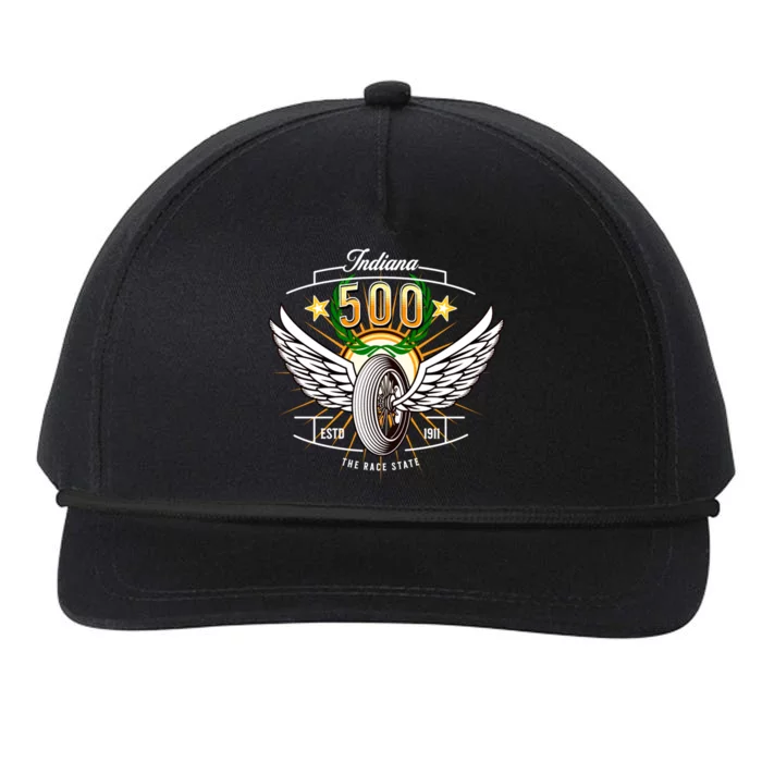 500 Indianapolis Indiana The Race State Winged Tyre Winners Great Gift Snapback Five-Panel Rope Hat