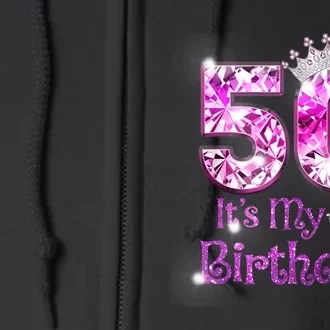 50 It's My Birthday 1972 50th Birthday Gifts WoM.e.n.s Girls Full Zip Hoodie