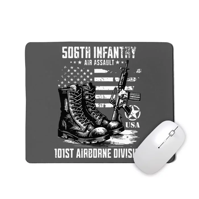 506th Infantry Regiment 101st Airborne Division Veteran Mousepad