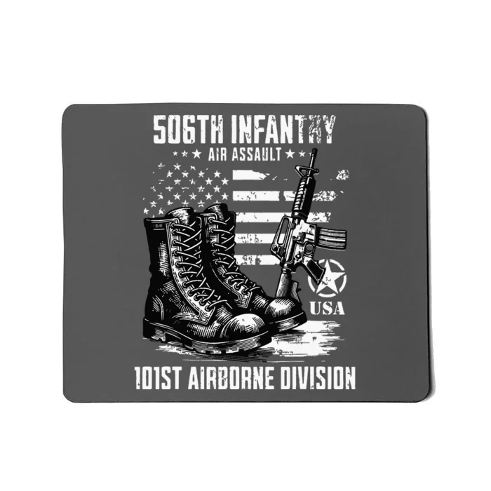 506th Infantry Regiment 101st Airborne Division Veteran Mousepad