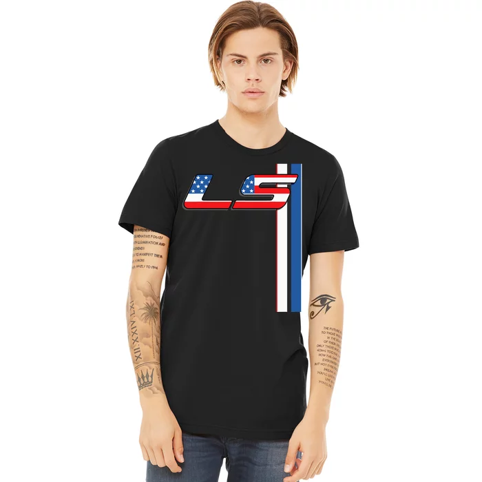 5.3l Ls 427 V8 Turbo Drag Car Premium T-Shirt